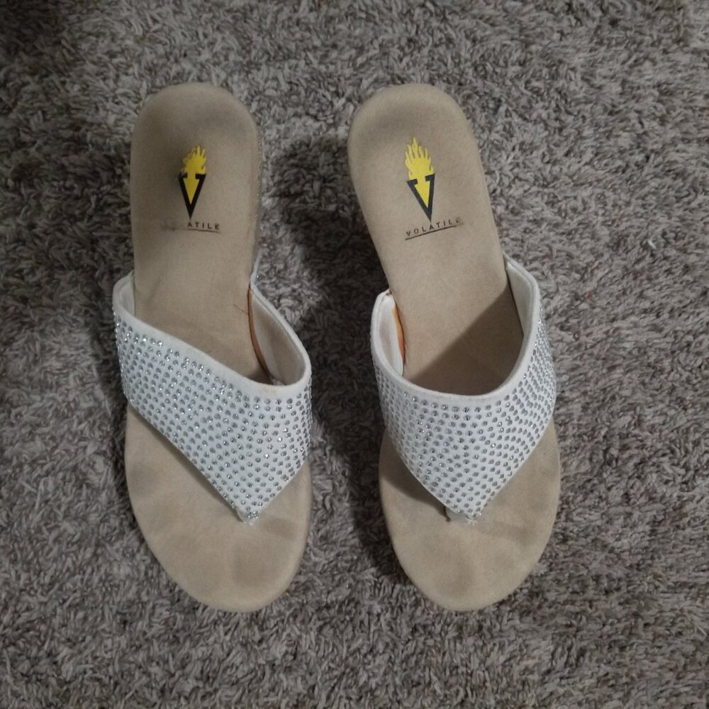 Good Condition Volatile Sequin Platform Flip Flop… - image 7